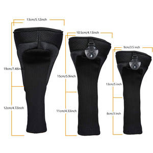 ฝาครอบหัวไม้กอล์ฟแบบทนทาน ดีไซน์ปกป้องอย่างดี วัสดุเนื้อนุ่มเพื่อความปลอดภัยและการจัดเก็บของไม้กอล์ฟ - Product Image 4