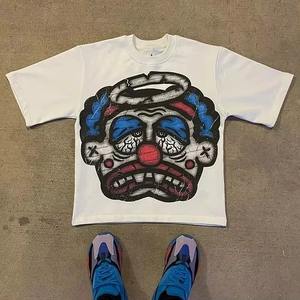 Vente en gros de t-shirts Y2K pour hommes et femmes, t-shirt streetwear surdimensionné à imprimé graphique vintage, fournisseur direct d'usine Fabricant OEM - Product Image 2