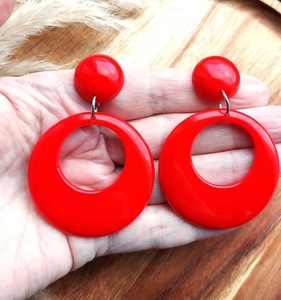 Pendientes de Resina Bordados a Mano, Joyería de Moda de Acero Inoxidable para Mujeres y Niñas, Estilo Clásico para Bodas, Alta Calidad - Product Image 1