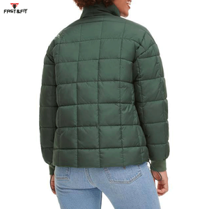 Nueva Llegada, Chaqueta Ligera Hecha a Medida, Larga, de Algodón Sólido, Impermeable, Transpirable, con Cuello Alto y Cremallera Completa, Popular para Otoño e Invierno - Product Image 4