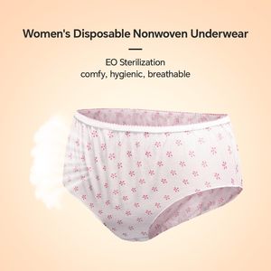7 piezas de sujetadores y bragas desechables para mujeres de spa Tanga de Bikini desechable ropa interior - Product Image 5