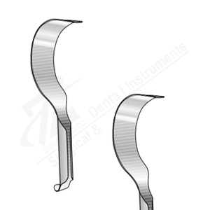 Deaver เครื่องดึงรั้งท้องสแตนเลสสตีลซึ่งกลับมาใช้ใหม่ได้5 305มม. ความยาวโดยรวมเครื่องมือผ่าตัดผลิต - Product Image 1