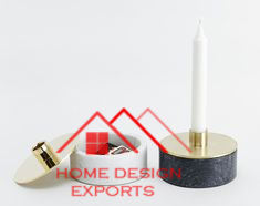 Pilar de mármol blanco para mesa de velas, decoración votiva, soporte de luz en T, mesa y decoración de boda y decoración de mesa - Product Image 2