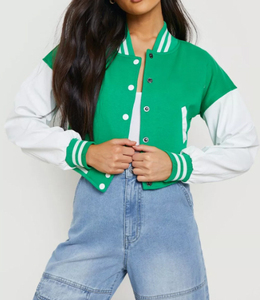 2025 parche bordado señoras invierno Varsity chaqueta Letterman abrigos mujeres bomber chaquetas - Product Image 1