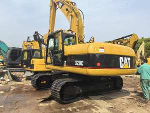 CAT320C d'occasion excavatrice mobile de la terre de 20 tonnes avec la puissance de la capacité 103kw de seau de ³ de la pompe 1.4m - Product Image 3