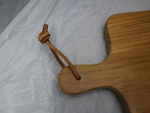 Tabla de cortar rectangular de madera con mango para carne y bloques para cortar carne, venta al por mayor de fábrica de 2017 - Product Image 2