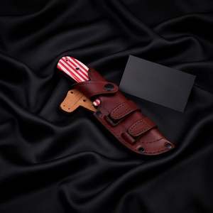 Handmade Black Powder <b>Coated</b> Stainless <b>Steel</b> Hunting Skinner Knife Fixed Blade Knives With Handle Outdoor Knives Industrial OEM - Product Image 4