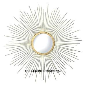 กระจกตกแต่งผนังร้านอาหาร กระจกโลหะสำหรับทางเข้า กระจกติดผนังสำหรับห้องนั่งเล่น ฉากหลังโซฟา - Product Image 1