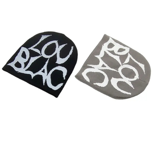Unisex High Quality Jacquard Winter Pullover Cotton Beanie Custom Logo Printed Sports Ski <b>Hat</b> <b>Warm</b> Protection Knitted Winter <b>Hat</b> - Product Image 3
