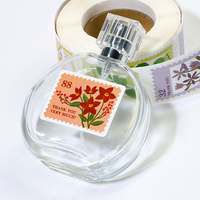 Étiquette de parfum personnalisée en aluminium et vinyle avec feuille d'or, logo privé, étiquette pour flacon en verre, autocollant cosmétique imprimé sur mesure