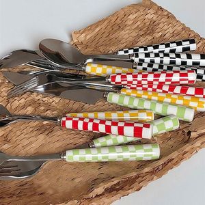 Handmade Stainless Steel <b>Flatware</b> <b>Set</b> With Elegant Multicolor Handle Perfect For Birthday Parties And Special Occasions - Product Image 1