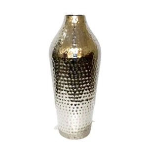 DESIGN EN ALUMINIUM MARTELÉ NOUVELLE ARRIVÉE VASE FLEUR AVEC TAILLE PERSONNALISÉE ET LOGO À PRIX DE GROS NW ARRIVÉE - Product Image 1