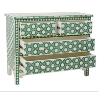 Table basse en résine faite à la main, style floral contemporain, art indien exotique, couleur personnalisée, meubles de salon pour usage domestique