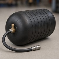 Bouchon de tuyau gonflable de 140 mm, bouchon d'essai ovale en caoutchouc pour l'étanchéité des conduites d'eau et d'égouts