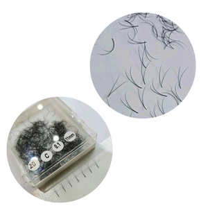 Pestañas Postizas Sintéticas 2D Personalizadas, Pre-Hechas, Voluminosas, Hechas a Mano, Suaves y Lisas, en Bandeja para Salón de Belleza, Listas para Exportación, Extensiones de Pestañas - Product Image 6