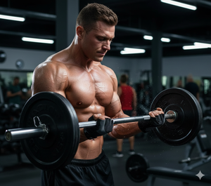 Guantes de Gimnasio de Cuero Unisex RexFit Sport |   Guantes Antideslizantes para Entrenamiento Físico, Levantamiento de Pesas, Guantes de Entrenamiento para Levantamiento de Pesas - Product Image 4