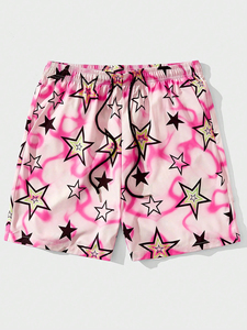 Shorts de Baño Personalizados para Hombre, Impresión Digital Sólida, Transpirables, Ecológicos, Cómodos, Cintura Alta con Cordón Ajustable, 100% Algodón - Product Image 4