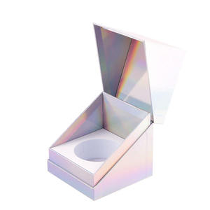 High-End Luxury Eco-Friendly Recycled Materials <b>Gift</b> Box Set Rigid Cardboard Sponge Lined <b>Pink</b> Box Removable Lid Ribbon Custom - Product Image 2