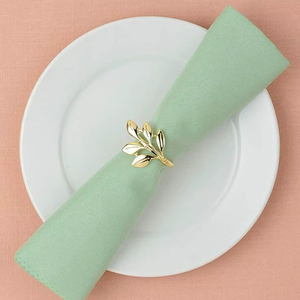 Rond de serviette en métal de qualité supérieure pour salles à manger de luxe fabriqué avec un polissage lisse et une finition durable - Product Image 1