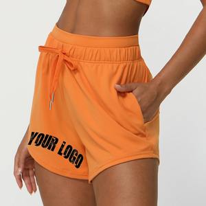 Pantalones cortos cómodos de material de algodón para mujer, pantalones cortos OEM de alta calidad al por mayor para mujer, pantalones cortos de sudor ligeros - Product Image 3