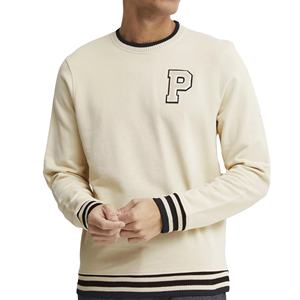 Vente en gros de sweat-shirt à capuche et sweatshirts avec garniture personnalisée en coton polaire respirant pour hommes - Product Image 1