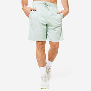 Mallas de gimnasio de secado rápido de alta calidad para hombre, pantalones cortos informales para correr, características impermeables ecológicas, patrón sólido al por mayor - Product Image 1