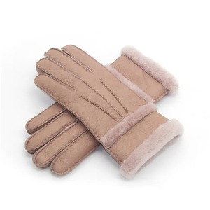 Guantes de cuero de invierno para mujer de Pakistán Pantalla táctil Vestido de moda cálido Guantes de cuero - Product Image 5