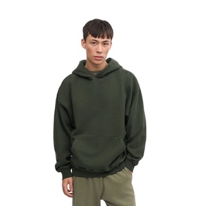 Sweat-shirt à capuche oversize pour homme, 480 GSM, en molleton de coton et polyester, épais et chaud, style streetwear décontracté, personnalisable OEM, marque privée - Product Image 2