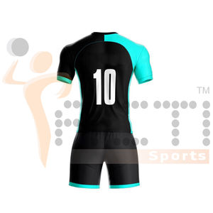Uniforme de fútbol Rugby transpirable unisex conjunto al por mayor estilo de moda para adultos - Product Image 3