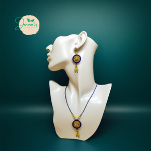 Elegante Juego de Joyas Vintage para Mujer con Diseño Artesanal, Textura Natural, Accesorios de Moda para Bodas y Aniversarios - Product Image 3