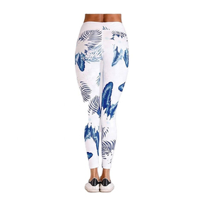 Best-seller Pantalon de yoga taille haute sexy pour femme Leggings de fitness solides avec sublimation Legging taille moyenne sans couture - Product Image 3