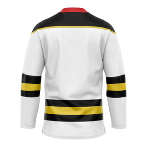Maillots et pantalons de hockey sur glace personnalisés en polyester respirant 100 % sublimé pour équipes et clubs – Vente en gros - Product Image 2