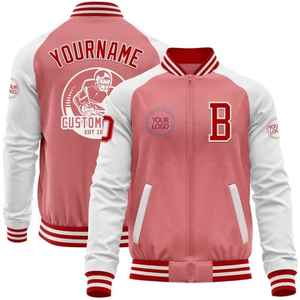 Chaqueta universitaria personalizada de lana y cuero con letras de béisbol para club deportivo o ropa de calle moderna - Product Image 2
