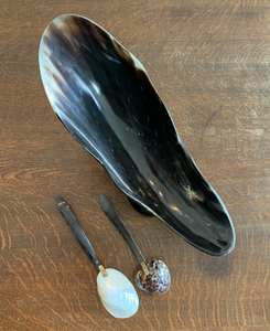 Rangement moderne décoration corne de buffle bol de service ustensiles de cuisine style table à manger décor maison et cuisine bol à salade et fruits - Product Image 4