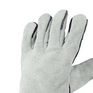 Precio al por mayor Guantes de soldadura de seguridad para las manos contra incendios Guantes de soldadura de cuero resistentes al calor Guantes de soldadura de cuero cómodos - Product Image 4