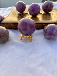 Wholesale Polished Natural Amethyst <b>Crystal</b> <b>Sphere</b> Ball Feng Shui Healing Stone for Meditation Reiki Home Decor Spiritual Energy - Product Image 3