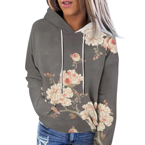Custom new Top Design Casual Sports Wear Pullover Hoodies With <b>Pocket</b> Custom Sublimation Hoodies for Women - Product Image 5