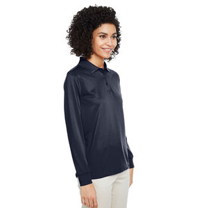 สุภาพสตรีที่กําหนดเองกีฬาเสื้อโปโลแขนยาวกอล์ฟเสื้อโปโลผู้หญิงขายส่ง - Product Image 4