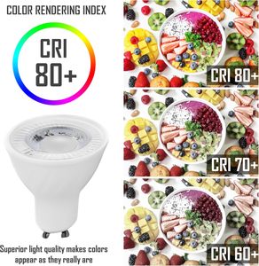 Clar-<span class=keywords><strong>gu10</strong></span> dẫn bóng đèn tại chỗ 7 Wát, độ sáng cao recessed ánh sáng để sử dụng trong nhà, tiết kiệm năng lượng trang trí Spotlight - Product Image 3