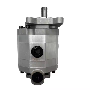 Pompe à engrenages hydraulique triple 3 étapes intégrée en fonte avec arbre cannelé et bride carrée, pièces de rechange OEM - Product Image 3