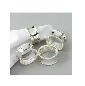 Handmade Napkin Rings Metal Napkin Rings Restaurants <b>Table</b> <b>Decoration</b> Hammered Copper Plated Luxury <b>Table</b> <b>Top</b> Napkin Holder - Product Image 4