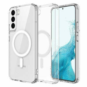 Funda Híbrida Transparente para Samsung Galaxy S23 Plus con Anillo Magnético (Empaque de Venta al Público) - Product Image 1