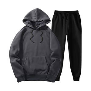 Custom 2-Piece Tracksuit Set | Half-<b>Zip</b> Hoodie & <b>Jogger</b> Pants | Zipper <b>Pocket</b> Design | OEM ODM Streetwear Sportswear Wholesale - Product Image 3