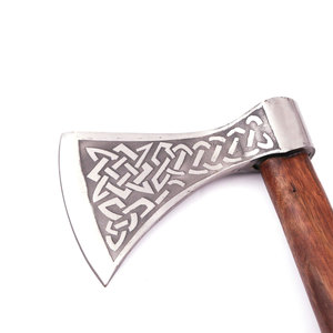 Wholesale Customized High Quality OEM ODM Service Handmade Damascus Steel <b>Axe</b> with Wood <b>Handle</b> Forged Industrial Grade Hunting - Product Image 5