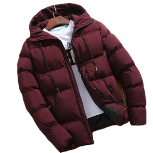 Nueva tendencia Hombres Chaqueta Puffer Venta al por mayor OEM Cremallera Chaqueta de invierno Fabricante 100% Algodón Con Capucha Elegante Chaqueta - Product Image 1