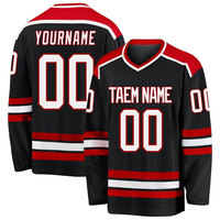 Vente en gros de maillots de hockey sur glace personnalisés prix directs d'usine quantité minimale de commande bas garanti Service OEM expédition dans le monde entier
