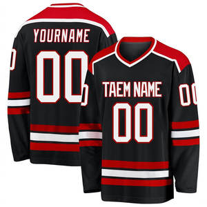 Vente en gros de maillots de hockey sur glace personnalisés prix directs d'usine quantité minimale de commande bas garanti Service OEM expédition dans le monde entier - Product Image 4