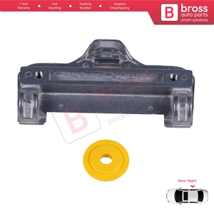Clips de réparation de lève-vitre BWR9 pour porte arrière droite de la Série 5 E39 1996-03/1999 4/5 portes pré-lifting 51358159836 - Product Image 4