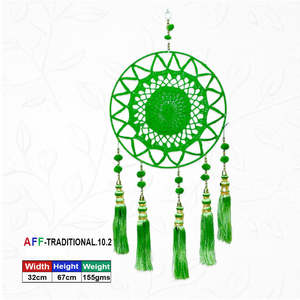 ดรีมแคชเชอร์สีเขียวแบบดั้งเดิมที่เปล่งประกายดุจงานศิลป์ - Product Image 1