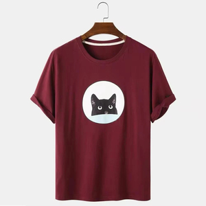 Camisetas de hombre con estampado de alta calidad y diseño moderno, recién llegadas, de algodón y poliéster, 100% algodón, corte holgado. - Product Image 1